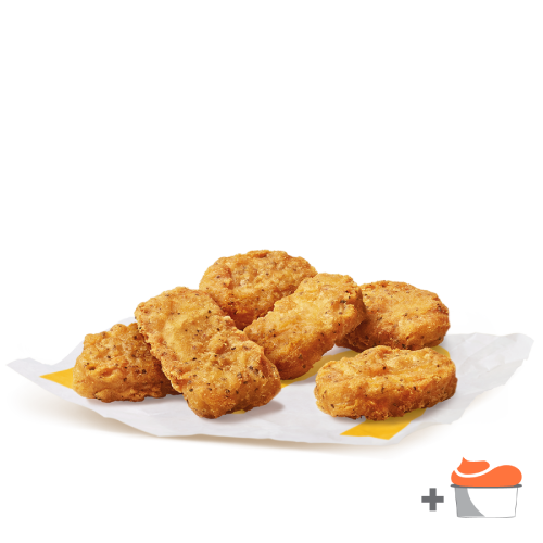Garlic Pepper Chicken McNuggets® 6 buc. * slab picante